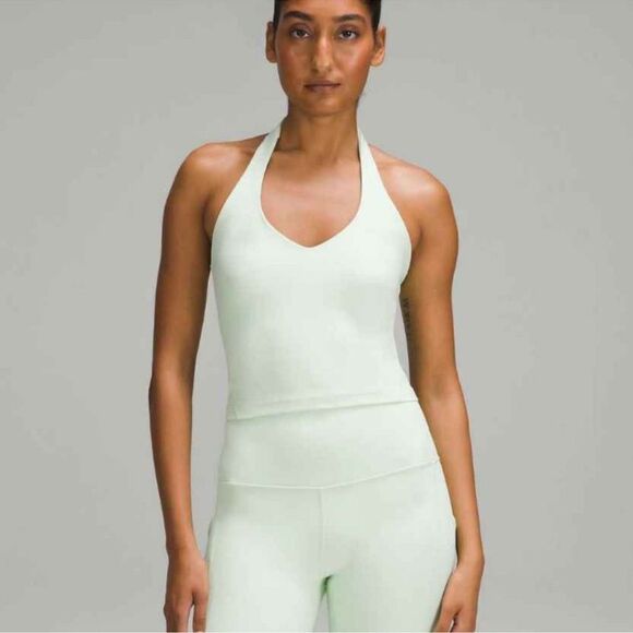 NWT- Lululemon- Women’s Align Halter Tank Top Mint Green, Size 14 - Picture 12 of 12